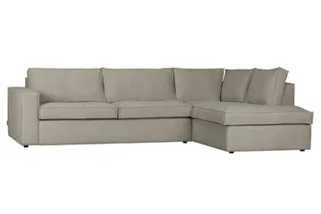 Hearness 3-Sits Soffa med Schäslong Höger - Beige - Möbler - Vardagsrum - Soffor - Divansoffa & schäslong