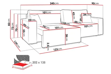 Hobson Soffa 3-sits - Grön - Möbler - Vardagsrum - Soffor - 3-sits soffor