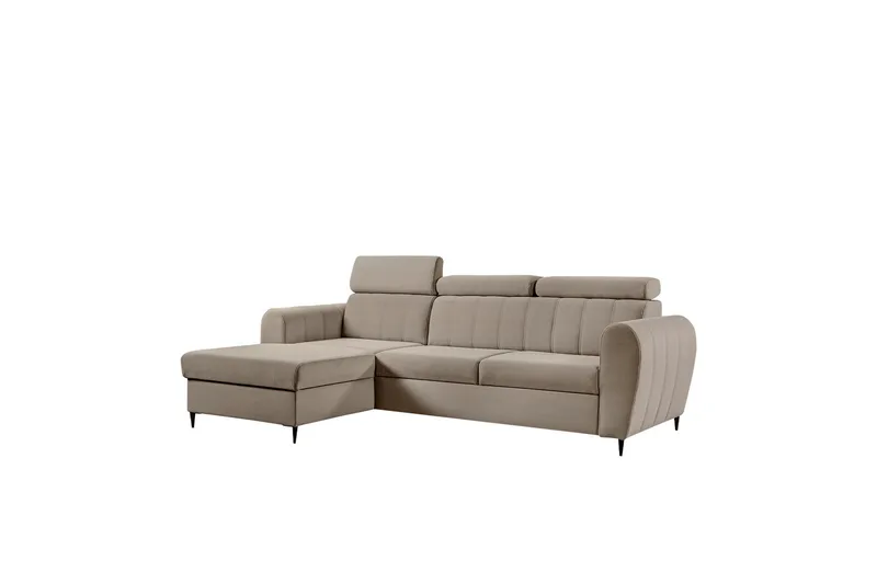 Hoffman Soffa med Divan 3-sits, Beige