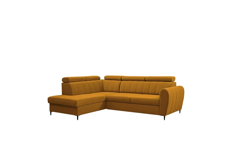 Hoffman Soffa med Schäslong 3-sits, Orange