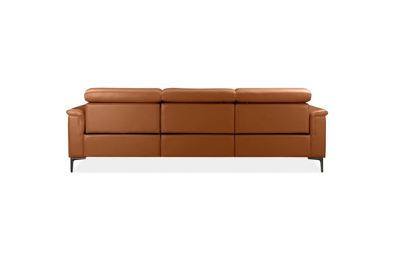 Hörnsoffa 3-sits Lund Cognac, Läder/PU, Vänster Elektrisk Fåtölj - Cognac, Läder/PU, Vänster Elektrisk Fåtölj - Möbler - Vardagsrum - Soffor - Reclinersoffor & Biosoffor