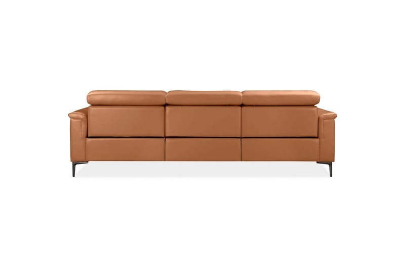 Hörnsoffa 3-sits Lund Cognac, Läder/PU, Vänster Manuell Fåtölj - Cognac, Läder/PU, Vänster Manuell Fåtölj - Möbler - Vardagsrum - Soffor - Reclinersoffor & Biosoffor