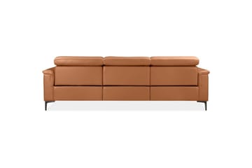 Hörnsoffa 3-sits Lund Cognac, Läder/PU, Vänster Manuell Fåtölj - Cognac, Läder/PU, Vänster Manuell Fåtölj - Möbler - Vardagsrum - Soffor - Reclinersoffor & Biosoffor