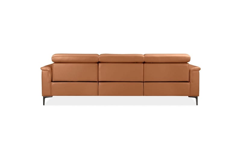 Hörnsoffa 3-sits Lund Cognac, Läder/PU, Vänster Manuell Fåtölj - Cognac, Läder/PU, Vänster Manuell Fåtölj - Möbler - Vardagsrum - Soffor - Reclinersoffor & Biosoffor