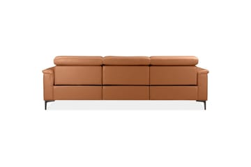 Hörnsoffa 3-sits Lund Cognac, PU, Vänster Manuell Fåtölj - Cognac, PU, Vänster Manuell Fåtölj - Möbler - Vardagsrum - Soffor - Reclinersoffor & Biosoffor