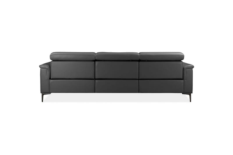 Hörnsoffa 3-sits Lund Grå, PU, Vänster Manuell Fåtölj - Grå, PU, Vänster Manuell Fåtölj - Möbler - Vardagsrum - Soffor - Reclinersoffor & Biosoffor