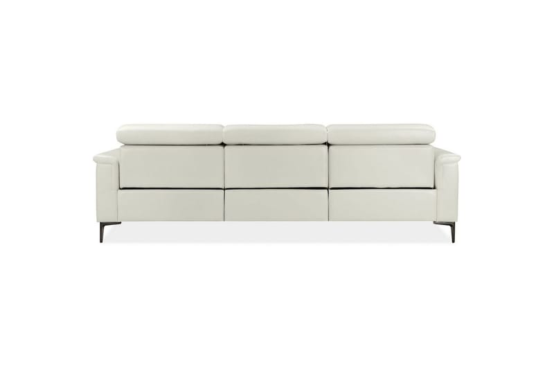 Hörnsoffa 3-sits Lund Kräm, PU, Höger elektrisk vilstol - Kräm, PU, Höger elektrisk vilstol - Möbler - Vardagsrum - Soffor - Reclinersoffor & Biosoffor