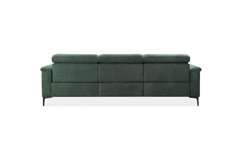 Hörnsoffa 3-sits Lund Mörkgrön, Belfast tyg, Höger manuell vilstol - Mörkgrön, Belfast tyg, Höger manuell vilstol - Möbler - Vardagsrum - Soffor - Reclinersoffor & Biosoffor