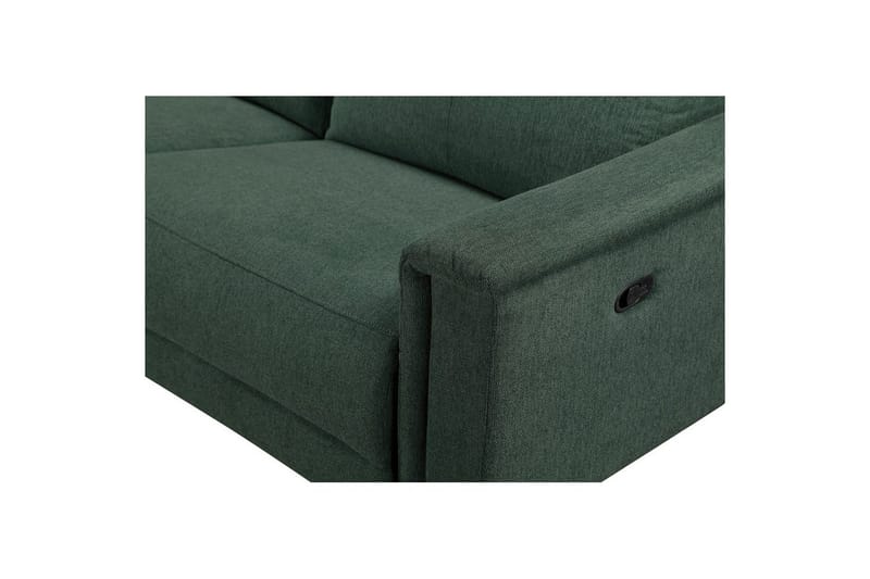 Hörnsoffa 3-sits Lund Mörkgrön, Belfast tyg, Vänster Manuell Fåtölj - Mörkgrön, Belfast tyg, Vänster Manuell Fåtölj - Möbler - Vardagsrum - Soffor - Reclinersoffor & Biosoffor