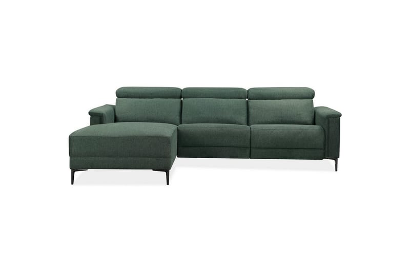Hörnsoffa 3-sits Lund Mörkgrön, Belfast tyg, Vänster Manuell Fåtölj - Mörkgrön, Belfast tyg, Vänster Manuell Fåtölj - Möbler - Vardagsrum - Soffor - Reclinersoffor & Biosoffor