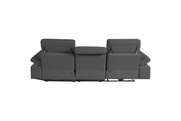 Hörnsoffa 3-sits Rayland Antracit, Sunday tyg, Höger manuell vilstol - Antracit, Sunday tyg, Höger manuell vilstol - Möbler - Vardagsrum - Soffor - Reclinersoffor & Biosoffor