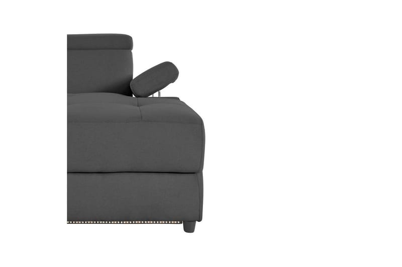 Hörnsoffa 3-sits Rayland Antracit, Sunday tyg, Höger manuell vilstol - Antracit, Sunday tyg, Höger manuell vilstol - Möbler - Vardagsrum - Soffor - Reclinersoffor & Biosoffor