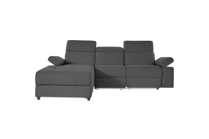 Hörnsoffa 3-sits Rayland Antracit, Sunday tyg, Vänster Elektrisk Fåtölj - Antracit, Sunday tyg, Vänster Elektrisk Fåtölj - Möbler - Vardagsrum - Soffor - Reclinersoffor & Biosoffor