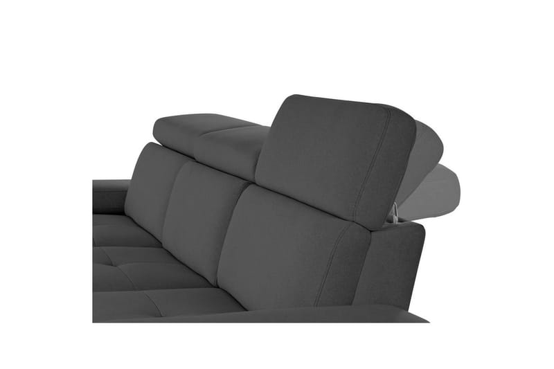 Hörnsoffa 3-sits Rayland Antracit, Sunday tyg, Vänster Elektrisk Fåtölj - Antracit, Sunday tyg, Vänster Elektrisk Fåtölj - Möbler - Vardagsrum - Soffor - Reclinersoffor & Biosoffor