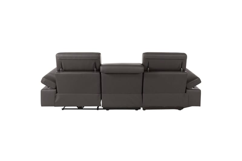 Hörnsoffa 3-sits Rayland Brun, PU, Vänster Elektrisk Fåtölj - Brun, PU, Vänster Elektrisk Fåtölj - Möbler - Vardagsrum - Soffor - Reclinersoffor & Biosoffor
