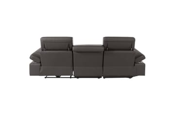 Hörnsoffa 3-sits Rayland Brun, PU, Vänster Manuell Fåtölj - Brun, PU, Vänster Manuell Fåtölj - Möbler - Vardagsrum - Soffor - Reclinersoffor & Biosoffor