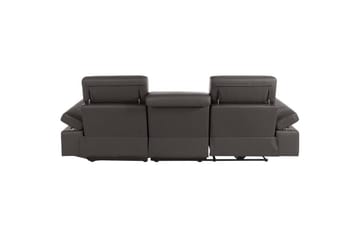 Hörnsoffa 3-sits Rayland Brun, PU, Höger manuell vilstol - Brun, PU, Höger manuell vilstol - Möbler - Vardagsrum - Soffor - Reclinersoffor & Biosoffor
