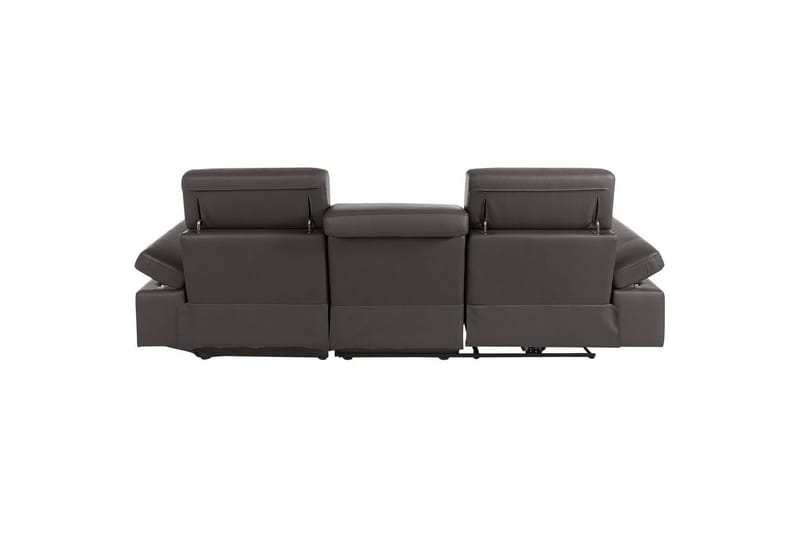 Hörnsoffa 3-sits Rayland Brun, PU, Höger manuell vilstol - Brun, PU, Höger manuell vilstol - Möbler - Vardagsrum - Soffor - Reclinersoffor & Biosoffor