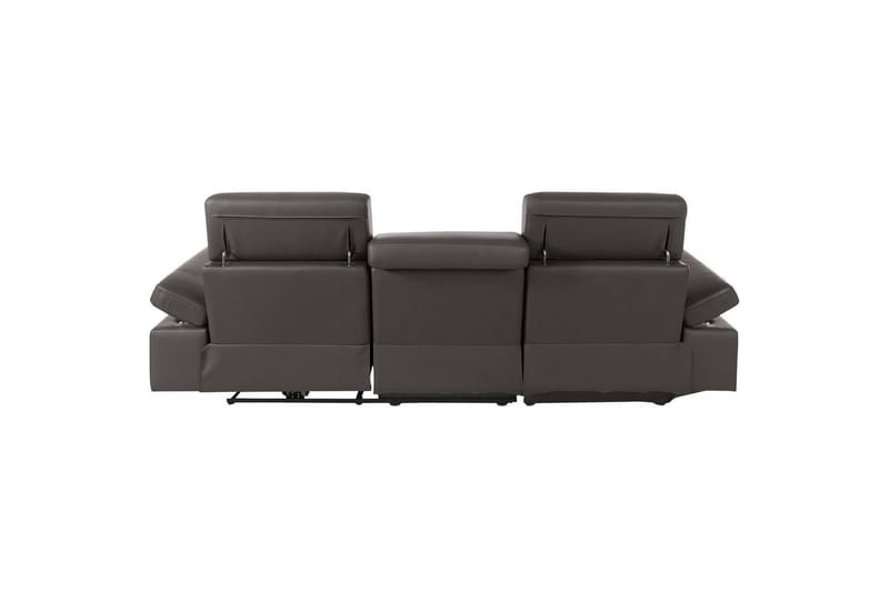 Hörnsoffa 3-sits Rayland Brun, PU, Vänster Elektrisk Fåtölj - Brun, PU, Vänster Elektrisk Fåtölj - Möbler - Vardagsrum - Soffor - Reclinersoffor & Biosoffor