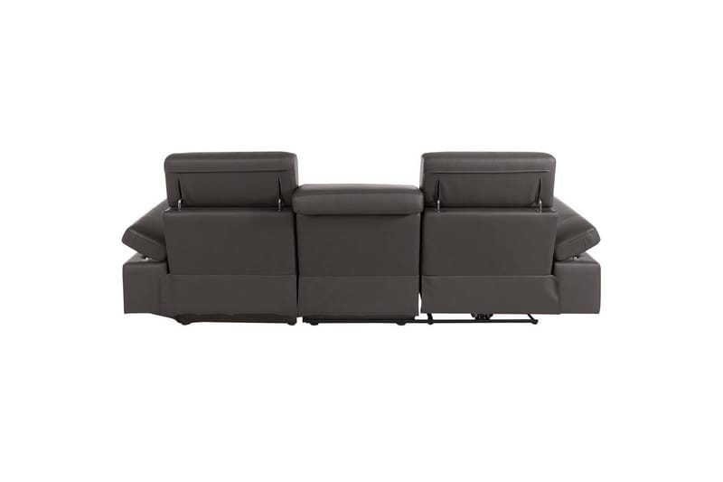 Hörnsoffa 3-sits Rayland Brun, PU, Höger manuell vilstol - Brun, PU, Höger manuell vilstol - Möbler - Vardagsrum - Soffor - Skinnsoffor