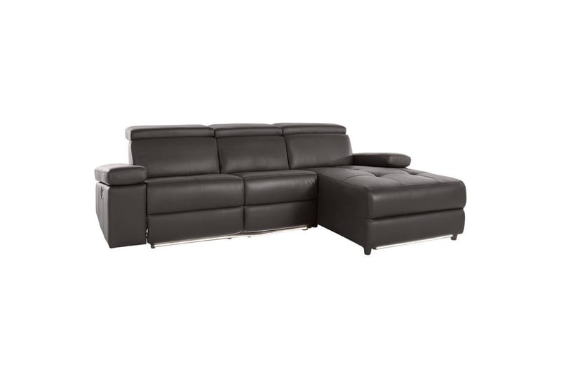 Hörnsoffa 3-sits Rayland Brun, PU, Höger elektrisk vilstol - Brun, PU, Höger elektrisk vilstol - Möbler - Vardagsrum - Soffor - Reclinersoffor & Biosoffor