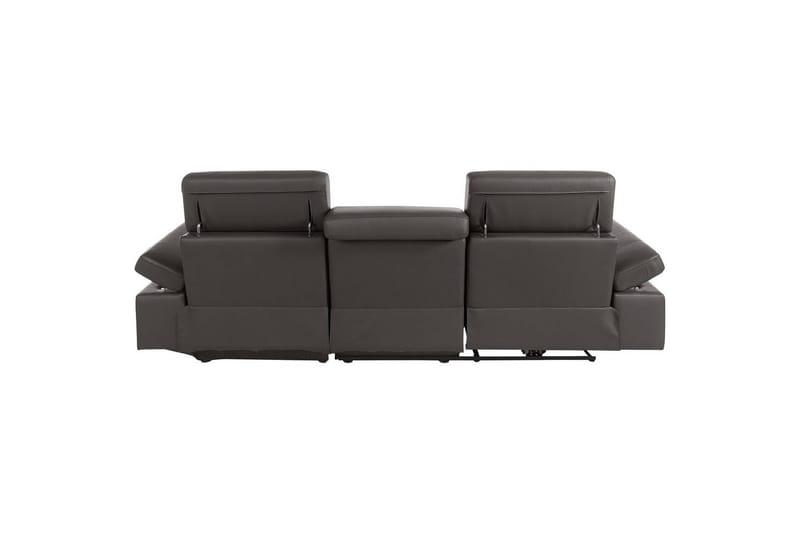 Hörnsoffa 3-sits Rayland Brun, PU, Höger elektrisk vilstol - Brun, PU, Höger elektrisk vilstol - Möbler - Vardagsrum - Soffor - Reclinersoffor & Biosoffor