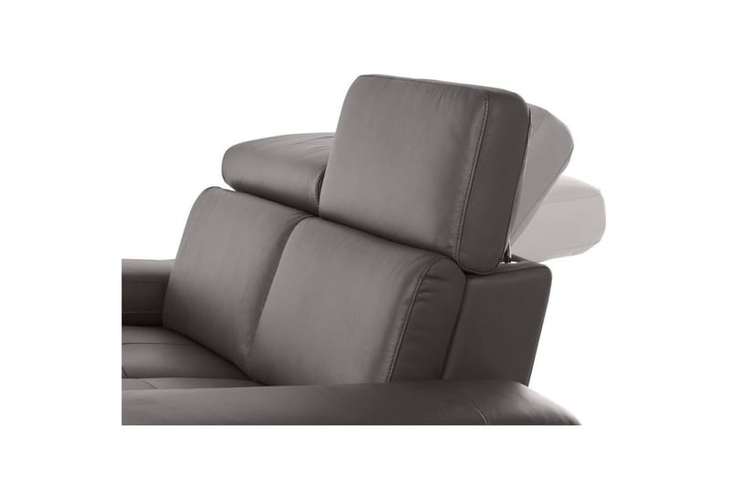 Hörnsoffa 3-sits Rayland Brun, PU, Vänster Manuell Fåt ölj - Brun, PU, Vänster Manuell Fåtölj - Möbler - Vardagsrum - Soffor - Reclinersoffor & Biosoffor