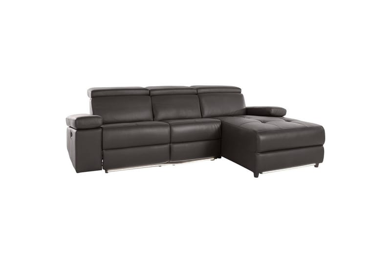 Hörnsoffa 3-sits Rayland Brun, PU, Höger manuell vilstol - Brun, PU, Höger manuell vilstol - Möbler - Vardagsrum - Soffor - Reclinersoffor & Biosoffor