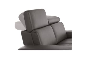 Hörnsoffa 3-sits Rayland Brun, PU, Höger manuell vilstol - Brun, PU, Höger manuell vilstol - Möbler - Vardagsrum - Soffor - Reclinersoffor & Biosoffor