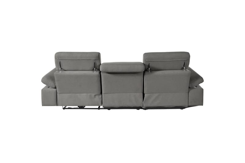 Hörnsoffa 3-sits Rayland Grå, Sunday tyg, Vänster Elektrisk Fåtölj - Grå, Sunday tyg, Vänster Elektrisk Fåtölj - Möbler - Vardagsrum - Soffor - Reclinersoffor & Biosoffor