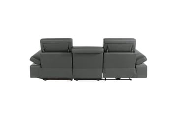 Hörnsoffa 3-sits Rayland Grå, PU, Höger elektrisk vilstol - Grå, PU, Höger elektrisk vilstol - Möbler - Vardagsrum - Soffor - Reclinersoffor & Biosoffor