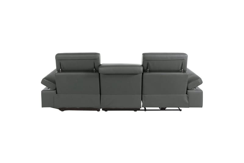 Hörnsoffa 3-sits Rayland Grå, PU, Höger elektrisk vilstol - Grå, PU, Höger elektrisk vilstol - Möbler - Vardagsrum - Soffor - Reclinersoffor & Biosoffor