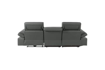 Hörnsoffa 3-sits Rayland Grå, PU, Vänster Manuell Fåtölj - Grå, PU, Vänster Manuell Fåtölj - Möbler - Vardagsrum - Soffor - Reclinersoffor & Biosoffor