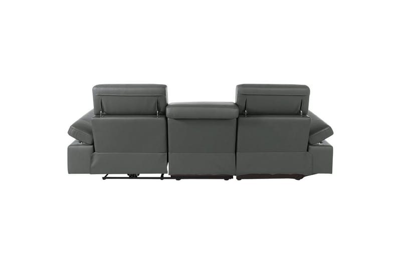 Hörnsoffa 3-sits Rayland Grå, PU, Vänster Manuell Fåtölj - Grå, PU, Vänster Manuell Fåtölj - Möbler - Vardagsrum - Soffor - Skinnsoffor