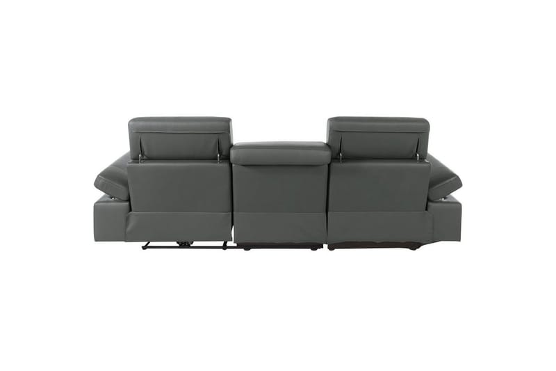 Hörnsoffa 3-sits Rayland Grå, PU, Vänster Manuell Fåtölj - Grå, PU, Vänster Manuell Fåtölj - Möbler - Vardagsrum - Soffor - Reclinersoffor & Biosoffor