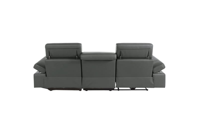 Hörnsoffa 3-sits Rayland Grå, PU, Höger elektrisk vilstol - Grå, PU, Höger elektrisk vilstol - Möbler - Vardagsrum - Soffor - Reclinersoffor & Biosoffor