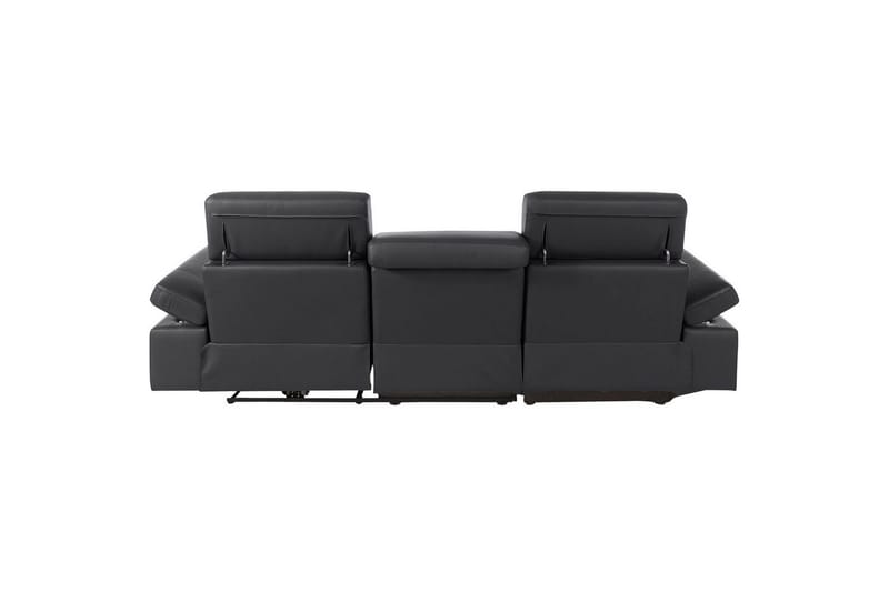 Hörnsoffa 3-sits Rayland Svart, PU, Vänster Elektrisk Fåtölj - Svart, PU, Vänster Elektrisk Fåtölj - Möbler - Vardagsrum - Soffor - Reclinersoffor & Biosoffor