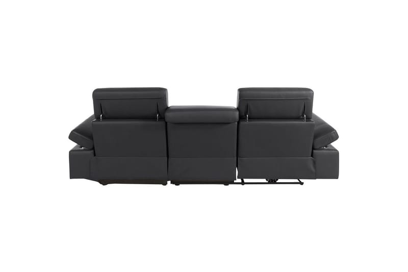 Hörnsoffa 3-sits Rayland Svart, PU, Höger elektrisk vilstol - Svart, PU, Höger elektrisk vilstol - Möbler - Vardagsrum - Soffor - Reclinersoffor & Biosoffor