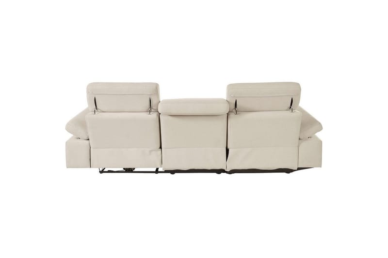 Hörnsoffa 3-sits Rayland Vit, Sunday tyg, Vänster Elektrisk Fåtölj - Vit, Sunday tyg, Vänster Elektrisk Fåtölj - Möbler - Vardagsrum - Soffor - Reclinersoffor & Biosoffor