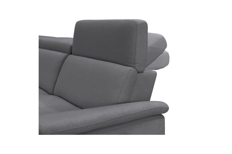 Hörnsoffa 3-sits Pareli Antracit, Sunday tyg, Vänster Manuell Fåtölj - Antracit, Sunday tyg, Vänster Manuell Fåtölj - Möbler - Vardagsrum - Soffor - Reclinersoffor & Biosoffor