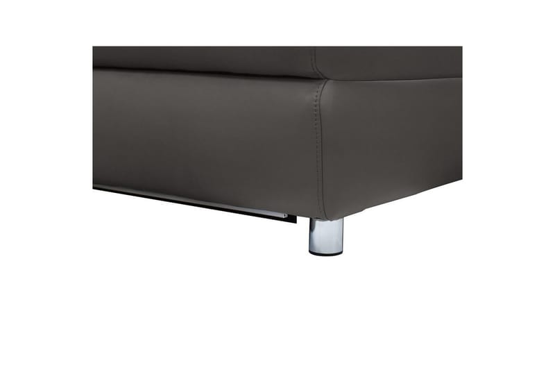 Hörnsoffa 3-sits Pareli Brun, PU, Höger elektrisk vilstol - Brun, PU, Höger elektrisk vilstol - Möbler - Vardagsrum - Soffor - Skinnsoffor