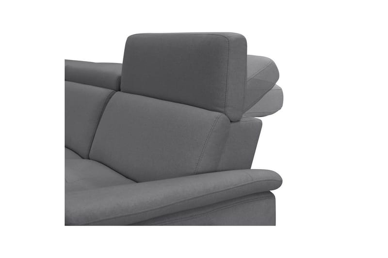 Hörnsoffa 3-sits Pareli Grå, Sand tyg, Vänster Elektrisk Fåtölj - Grå, Sand tyg, Vänster Elektrisk Fåtölj - Möbler - Vardagsrum - Soffor - Reclinersoffor & Biosoffor