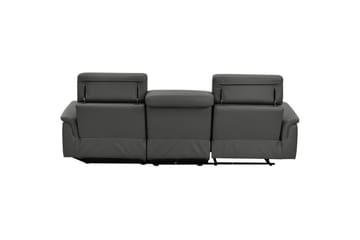 Hörnsoffa 3-sits Pareli Svart, PU, Höger elektrisk vilstol - Svart, PU, Höger elektrisk vilstol - Möbler - Vardagsrum - Soffor - Reclinersoffor & Biosoffor
