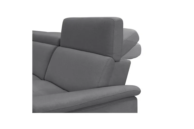 Hörnsoffa 3-sits Pareli Antracit, Sunday tyg, Höger elektrisk vilstol - Antracit, Sunday tyg, Höger elektrisk vilstol - Möbler - Vardagsrum - Soffor - Reclinersoffor & Biosoffor