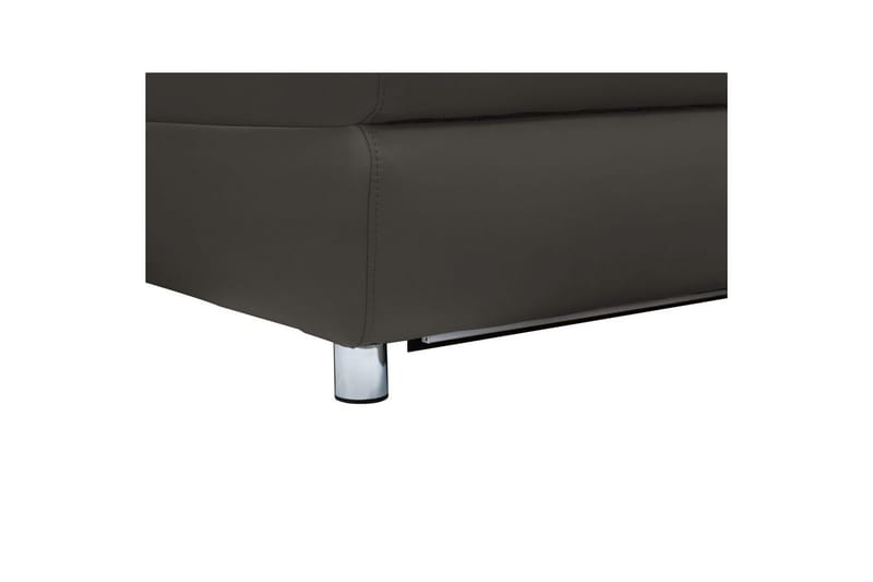 Hörnsoffa 3-sits Pareli Brun, Läder/PU, Vänster Manuell Fåtölj - Brun, Läder/PU, Vänster Manuell Fåtölj - Möbler - Vardagsrum - Soffor - Reclinersoffor & Biosoffor
