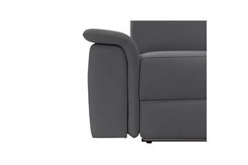 Hörnsoffa 3-sits Pareli Antracit, Sunday tyg, Höger manuell vilstol - Antracit, Sunday tyg, Höger manuell vilstol - Möbler - Vardagsrum - Soffor - Reclinersoffor & Biosoffor