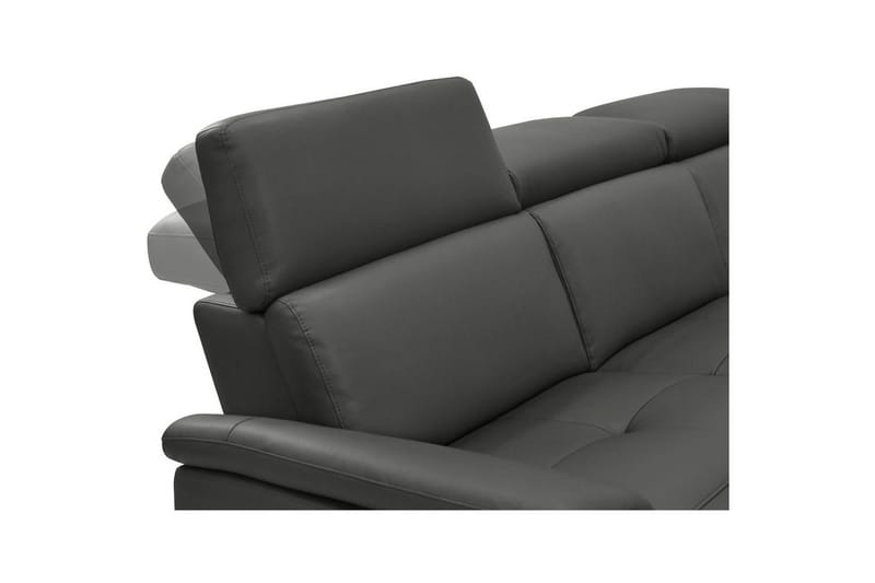 Hörnsoffa 3-sits Pareli Svart, PU, Höger elektrisk vilstol - Svart, PU, Höger elektrisk vilstol - Möbler - Vardagsrum - Soffor - Reclinersoffor & Biosoffor