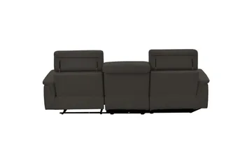 Hörnsoffa 3-sits Pareli Brun, Läder/PU, Vänster Manuell Fåtölj - Brun, Läder/PU, Vänster Manuell Fåtölj - Möbler - Vardagsrum - Soffor - Reclinersoffor & Biosoffor