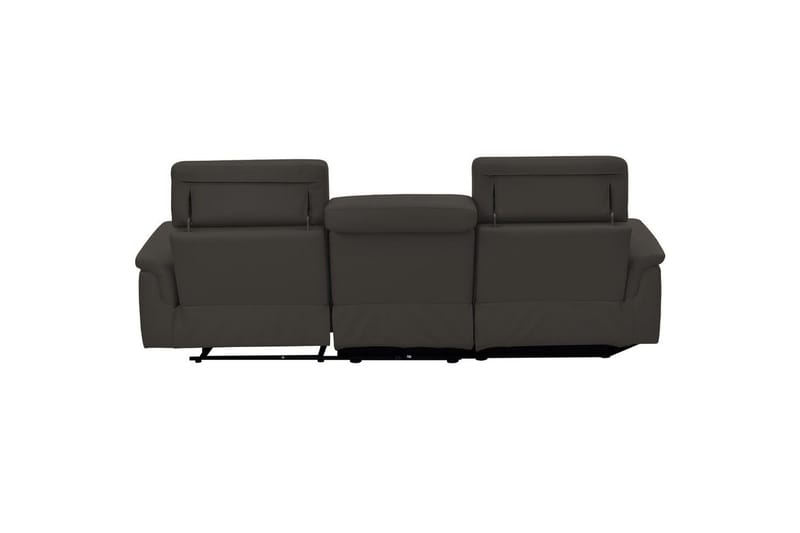 Hörnsoffa 3-sits Pareli Brun, Läder/PU, Vänster Manuell Fåtölj - Brun, Läder/PU, Vänster Manuell Fåtölj - Möbler - Vardagsrum - Soffor - Reclinersoffor & Biosoffor