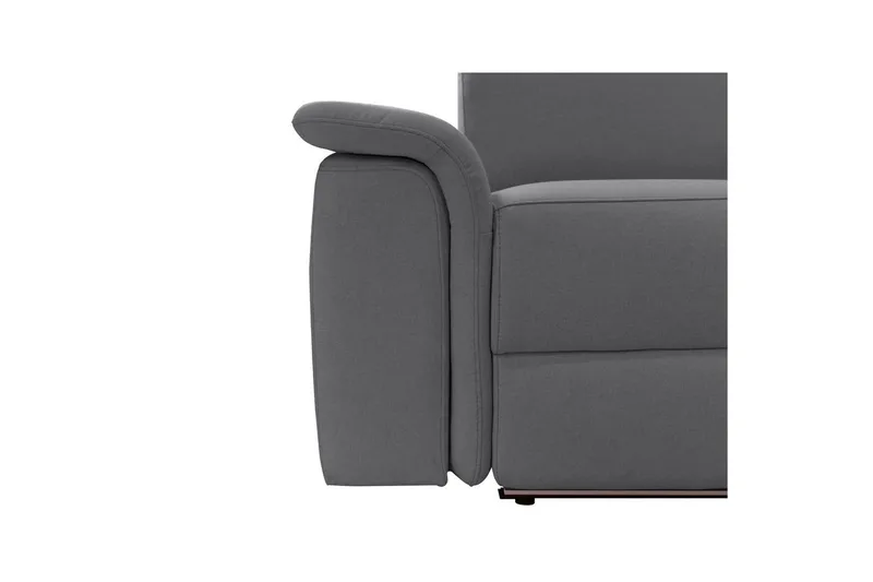 Hörnsoffa 3-sits Pareli Antracit, Sunday tyg, Höger elektrisk vilstol - Antracit, Sunday tyg, Höger elektrisk vilstol - Möbler - Vardagsrum - Soffor - Reclinersoffor & Biosoffor